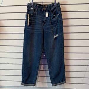 Women's Blue Cropped Jeans